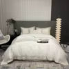 Set lenjerie de pat 4 piese, 5 stele, bumbac cu fir lung, husă pilotă 200-240 cm – Hotel & Home