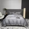 Set lenjerie de pat 4 piese, 5 stele, bumbac cu fir lung, husă pilotă 200-240 cm – Hotel & Home